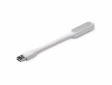 USB lampička k notebooku C-TECH UNL-04, flexibilní, bílá