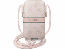 Guess Guess kabelka GUPHM4GDPI 6.1 růžové/růžové pevné pouzdro 4G Stripe