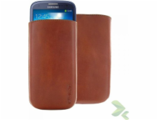 Valenta Valenta Pocket Classic – kožené pouzdro s posuvníkem pro Samsung Galaxy S4/s Iii, Htc One a další (hnědé)