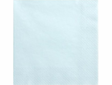 Papírové ubrousky Party Deco, světle modré, 33x33 cm, 20 ks univerzální