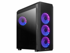 CHIEFTEC MidT Scorpion 4 GL-04B-UC-OP / ATX / 2x USB3.0 / USB-C / 4x120mm fan / ARGB/ průhledná bočnice / černá