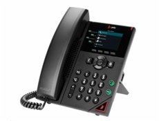 Poly VVX 250 4-Line IP Phone and PoE-enabled