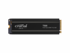Crucial T500 with heatsink   2TB PCIe Gen4 NVMe M.2 SSD
