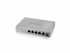 Zyxel XMG-105 5 Ports 2,5G + 1 SFP+, 4 ports 70W total PoE++ Desktop MultiGig unmanaged Switch