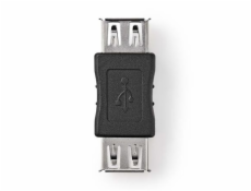 Nedis CCGB60900BK - USB 2.0 Adaptér | A Zásuvka - A Zásuvka | Černá barva