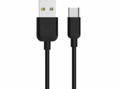 Usams USB-A – USB-C kábel USB 1 m čierny (63881-uniw)