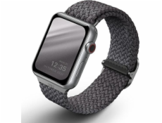 UNIQ Aspen Apple Watch remienok 40/38mm Pletená šedá/granitovo šedá