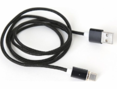 Platinet USB-A - microUSB USB kábel 1 m čierny (PUCMPM1)