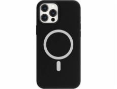 Mercury MagSafe silikónový iPhone 12 Pro Max 6,7" čierno/čierny