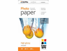 COLORWAY fotopapír/ high glossy 230g/m2, A4/ 20 kusů