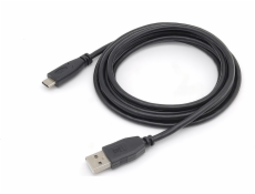  kábel USB-A – USB-C USB 2 m čierny (128885)