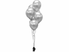 GoDan Beauty&Charm Balloons platinovo strieborná 12"/50 ks
