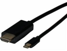 EFB USB-C - HDMI kábel 2 m čierny (EBUSBC-HDMI-4K60K.2)
