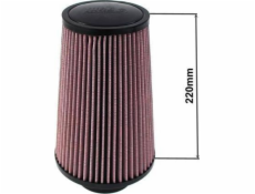 TurboWorkskuželový filter V:220mm OTVORENÝ:101mm fialový