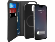 Puro PURO Wallet Detachable MagSafe – púzdro 2v1 pre iPhone 14 Pro Max (čierne)