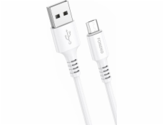 Foneng USB-A - microUSB USB kábel 1 m Biely (X85 Micro)