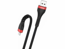 Foneng USB-A - microUSB USB kábel 1 m čierny (X82 Micro)