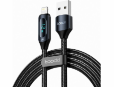 Toocki USB-A – Lightning kábel 1 m čierny (TXCL-XY01)
