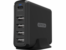 Sitecom CH-017 nabíjačka 4x USB-A 1x USB-C 6 A (001912610000)