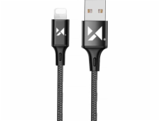 Wozinsky USB-A - Lightning kábel 1 m čierny (5907769301186)