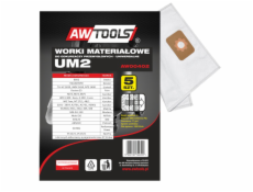 AWTools vrecko do vysávača z mikrovlákna UM2 MAKITA VC2010/2511/2512/445/446 5 ks. (AW00402)