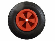 AWTools Pneumatické koleso záhradného kolieska 350mm plastový červený ráfik (AW00005)