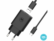 Motorola SJMC202 TurboPower 20W + kabel 1m USB-A/USB-C černá