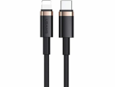 Usams USB-C – Lightning kabel 1,2 m černý (SJ484USB01)
