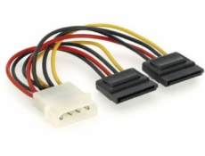 Kábel redukcia - rozdvojka napájanie 1x 5,25 "na 2x SATA
