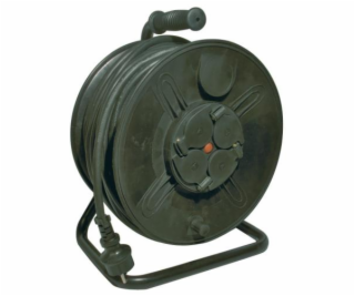 EMOS predlžovací bubon - 4 zásuvky, 50m, 1.5mm, guma