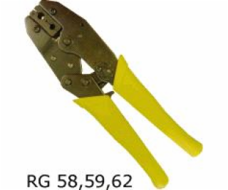 Konektorovací kliešte RG58/59 račňa