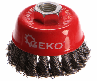Kartáč hrnkový copánkový, 75mm, M14, GEKO