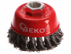 Kartáč hrnkový copánkový, 75mm, M14, GEKO