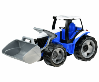 Lena Traktor s lyžicou 62 cm modro-sivý plast 02055