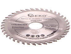 GEKO Kotouč pilový vidiový, 115x22x40T
