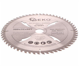 Kotouč pilový vidiový s otvory, 300x32x60T, GEKO