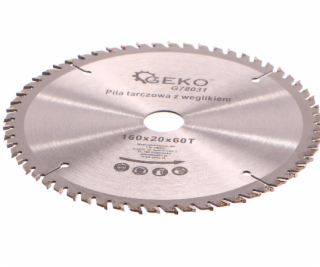 Kotouč pilový vidiový s otvory, 160x20x60T, GEKO