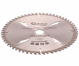 Kotouč pilový vidiový s otvory, 180x20x60T, GEKO