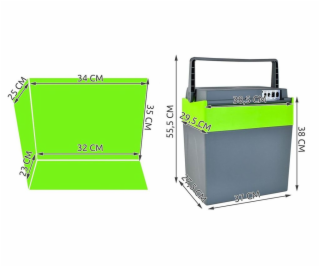 Chladící box 30l 230V/12V ECO A++, COMPASS