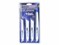 Pilové listy bimetalové, sada 10ks, GEKO