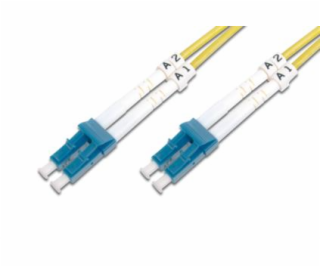 DIGITUS Fiber Optic Patch Cord,, LC (APC) to LC (APC), Si...