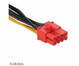 AKASA Kabel  redukce napájení z 6pin PCIe na 8pin PCIe 2....