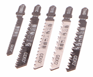 Plátky do přímočaré pily, sada 10ks, GEKO