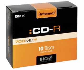 INTENSO CD-R Slim Case 700MB 10ks