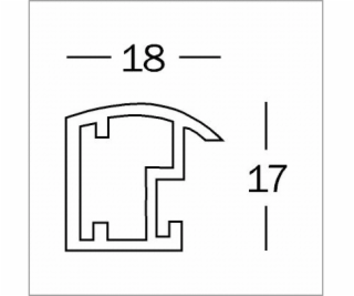 Walther Trendstyle cierna 30x40 plast KP040B