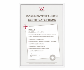 Walther New Lifestyle    21x29,7 plast biela DIN A4 KV130W