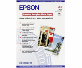 Epson Premium Semigloss Photo A3, 20 Sheet, 251g    S041334