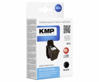KMP H13 ink cartridge black compatible with HP C 8727 AE