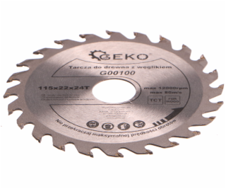 Kotouč pilový vidiový, 115x22x24T, GEKO
