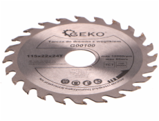 Kotouč pilový vidiový, 115x22x24T, GEKO